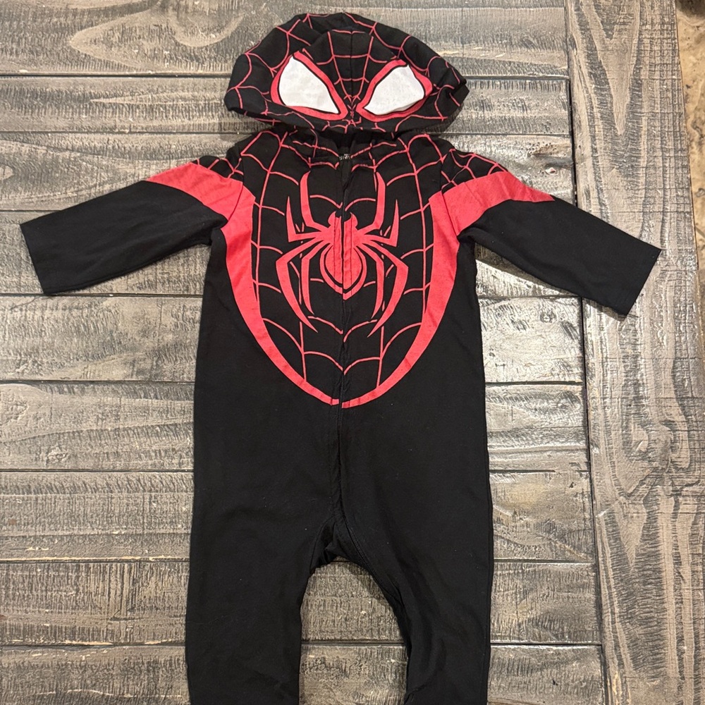 Marvel Black and Red Spider-Man Infant Outfit